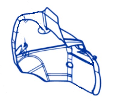 Подкрылок задние левая dacia duster ii фото №1