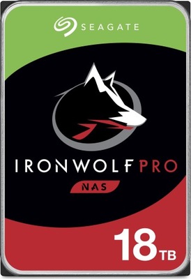 Dysk twardy Seagate IronWolfPro ST18000NE000 18TB SATA III 3,5"