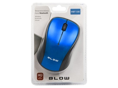 BLOW Mysz MBT-100 bezprzewodowa BLUETOOTH niebiesk