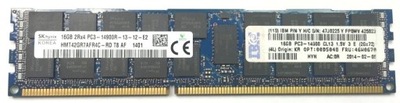 PAMIEC IBM 16GB 2Rx4 PC3-14900R ECC 47J0225