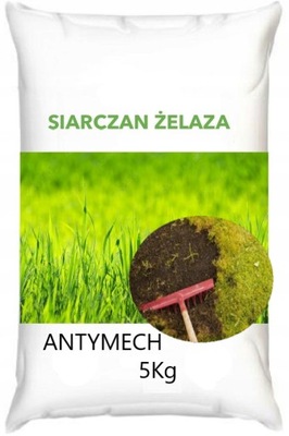 SIARCZAN ŻELAZA nawóz do trawy MECH ANTYMECH 5Kg