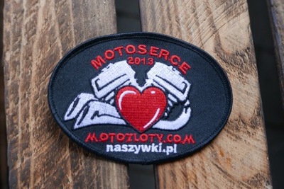 Motoserce 2013 naszywka zlotowa