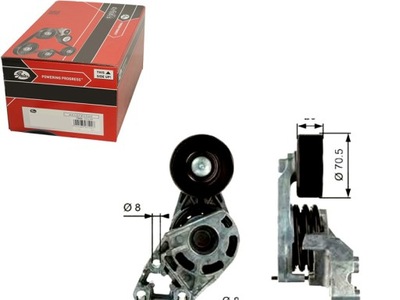 Gatt38472 натяжитель ремень многоручейковый audi a2 фото №1