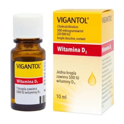 Vigantol krople witamina D3 20000j.m. 10ml Inpharm