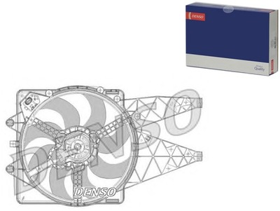 Вентилятор радіатора з корпус abarth grande pun фото №1