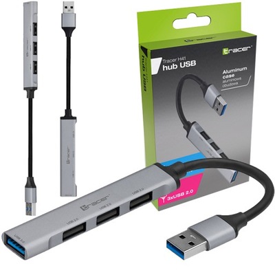 ROZGAŁĘŹNIK ROZDZIELACZ PORTÓW HUB 4x USB 2.0/3.0