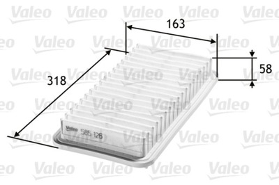 FILTRAS ORO VALEO 585126 C3230 