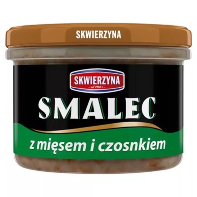 SKWIERZYNA SMALEC 150g Z MIĘSEN I CZOSNKIEM SŁOIK