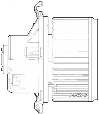 Повітродувка вентилятор обдув dea09024 denso citroen фото №1