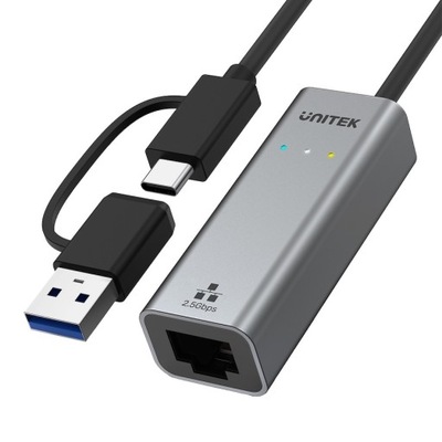 Karta sieciowa USB-A/C RJ45 2.5 G Gigabit Ethernet