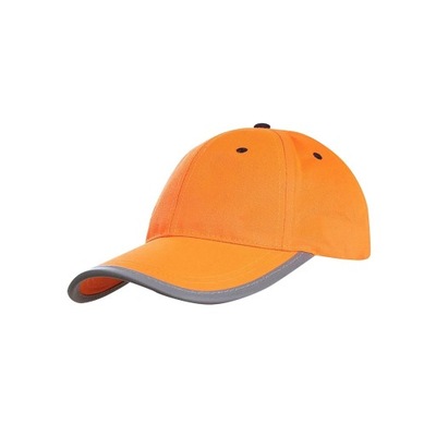 Safety Fluorescent Cap Bright Neon Color Orange