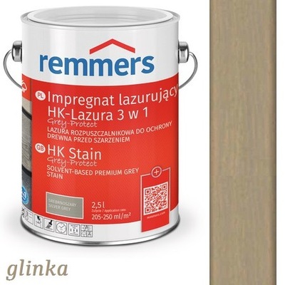 HK LAZURA 3W1 IMPREGNAT REMMERS 2,5 L GLINKA
