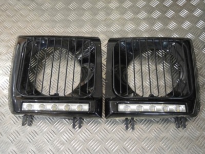 Mercedes g w463 lift захист фара панель фари led фото №1
