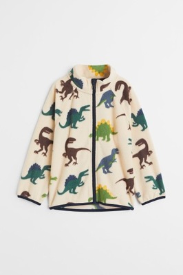 NOWA H&M bluza polar DINOZAURY 92