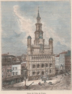 POZNAŃ. Ratusz -około 1885