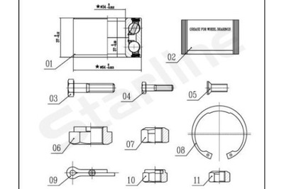 COJINETE RUEDAS PARTE DELANTERA SEAT CORDOBA/IBIZA/VW GOLF/PASS  