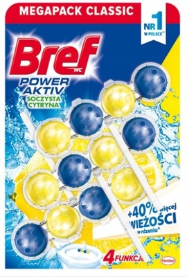 BREF WC Koszyk Power Activ 3x50g Lemon