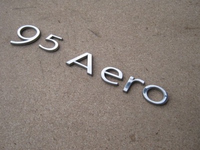 SAAB 9-5 YS3E AERO EMBLEM BOOTLID REAR  