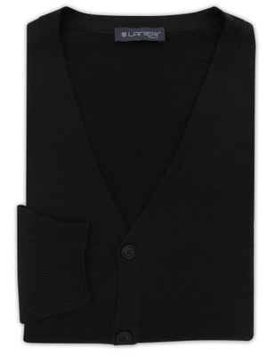 Czarny sweter/cardigan casual SW84 M