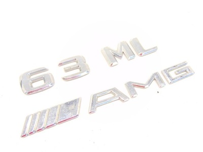 EMBLEMA DE TAPA PARTE TRASERA MERCEDES W164 6.3 AMG  