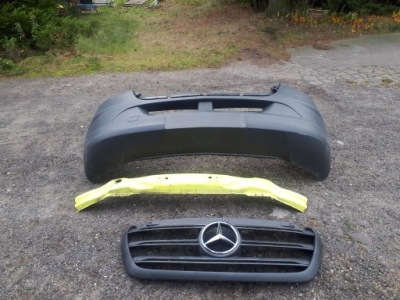 Mercedes sprinter 907 бампер балка бампера решётка радиатора решётка радиатора фото №1