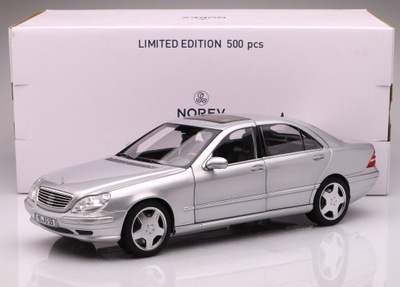 Mercedes-Benz S55 AMG (W220) - 2000, silver Norev 1:18