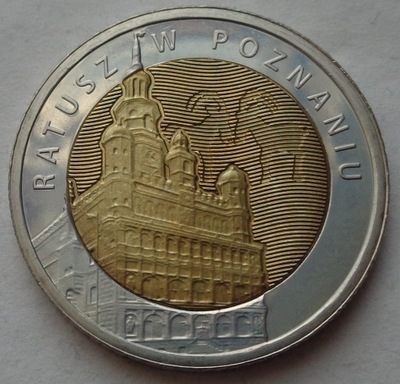 2015 - 5 złotych - Ratusz w Poznaniu