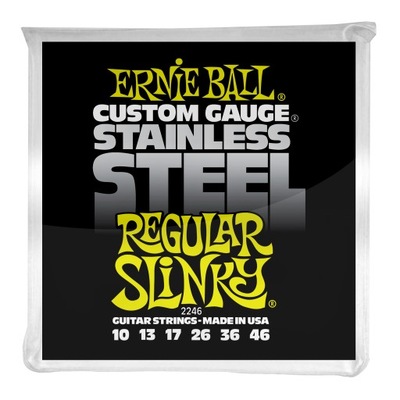 Struny Ernie Ball Regular Slinky Stainless 10-46