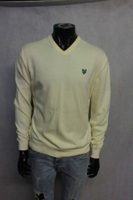 LYLE&SCOTT SWETER MESKI BASIC SEREK BAWEŁNA