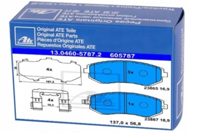 Тормозные колодки тормозные ate do subaru brz 2.0 фото №1