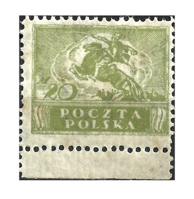1920 Polska Fi.101 b ** RP PO UNIFIKACJI gwar. PZF