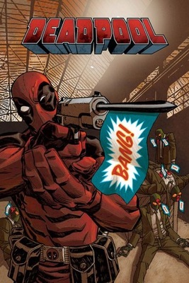 Plakat Marvel Deadpool Bang dla dzieci 61x91,5 cm