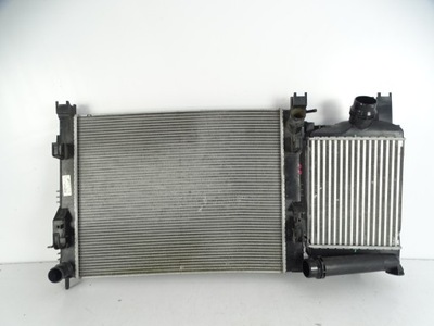 Радіатор wody dacia renault clio + інтеркулер фото №1