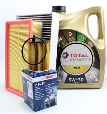 FILTROS ACEITE TOTAL5W30 5L CITROEN C5 3 3 1.6 HDI  