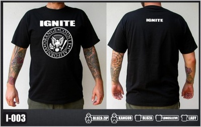 T-shirt 5 vintage koszulka Ignite