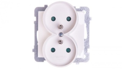 Gniazdo Elektryczne ścienne Ospel beżowe