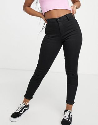 TOPSHOP JEANSY DAMSKIE CZARNE KLASYCZNE 30/30 1RWK