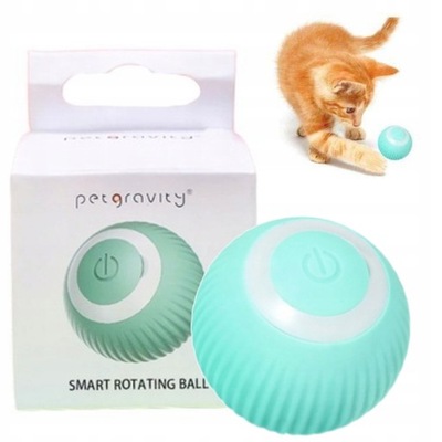 Piłka dla kota petgravity Elektryczna piłka dla kota zabawka uciekająca