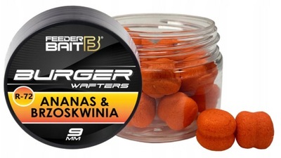 Burger R72 Brzoskwinia Ananas Wafters 9mm Feeder Bait FB37-6