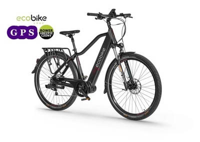 Rower elektryczny Ecobike MX300 19" Black z bat.14Ah+GPS+ubezp.AC w cenie