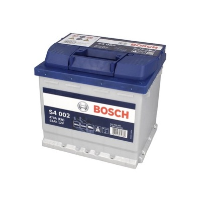 АКУМУЛЯТОР BOSCH S4 52AH 470A P+