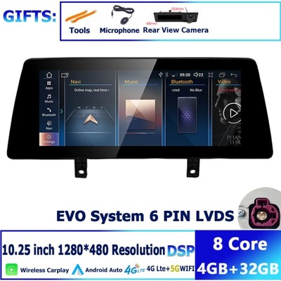 NAVEGACIÓN GPS PARA BMW SERII 3/4 F30 F31 F32 F33 F34 F36 2013-2018 NBT/EVO  