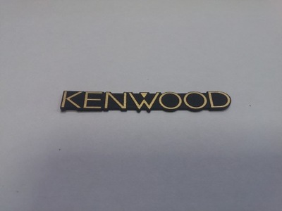 KENWOOD naklejka emblemat 50 x 7 mm *ZŁOTA