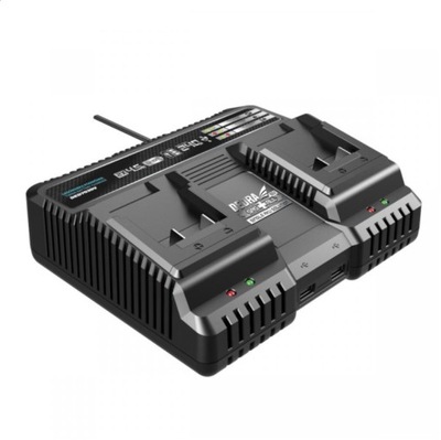 Ładowarka podwójna 2x4,5a 18v dedra