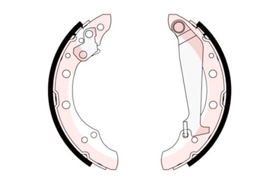 BREMBO APKABOS STABDŽIŲ KOMPLEKTAS GAL. AUDI 80 B3 90 B3 A2 CHERY COWIN 