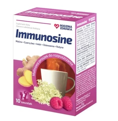 Rodzina Zdrowia Immunosine smak malinowy, 10 saszetek