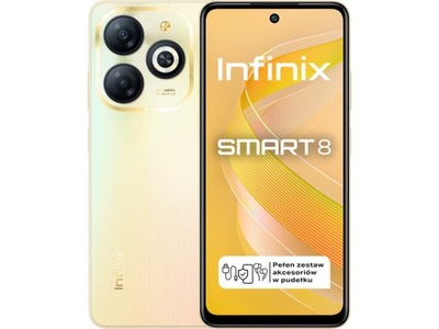 Smartfon INFINIX Smart 8 3/64GB 6.6'' Złoty