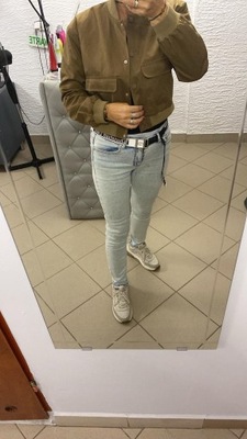 Kurtka krótka bomberka khaki