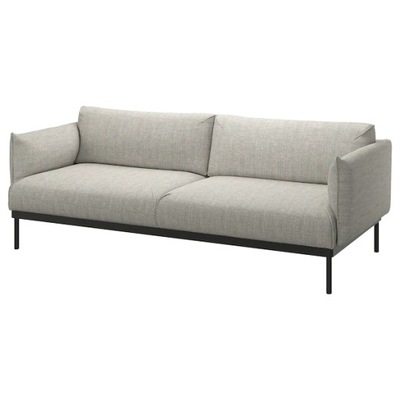 IKEA APPLARYD Sofa 3 osobowa Lejde jasnoszary