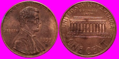 1 Cent USA 1993 D Denver U 90